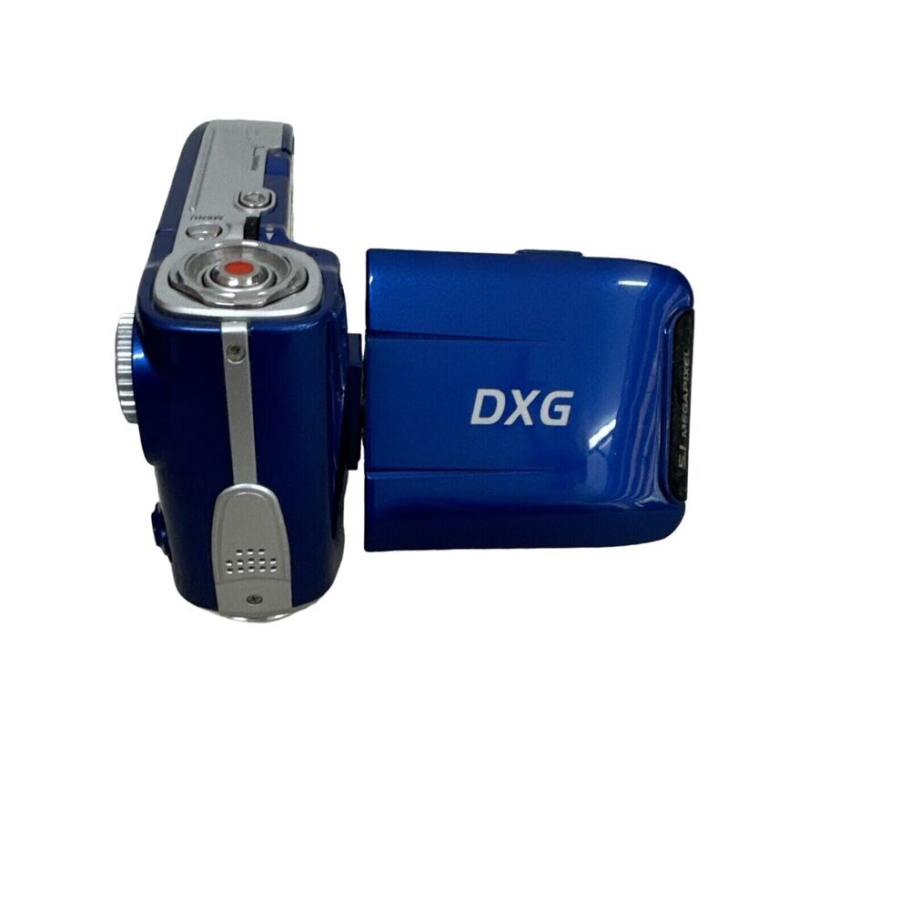 DXG 565V 5.1MP Digital Video Movie Camera with Bag Blue Vintage Camera NEW
